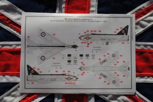 Airfix A09179 ENGLISH ELECTRIC LIGHTNING F.1 / F.1A